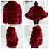 Winter women's Jacket Real Fox fur coat Stand Collar high street Coat real Fox Fur jackets women's coats in promotion WGLUVF FUR